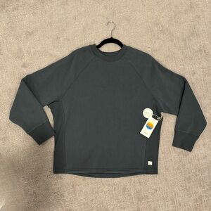 Vuori Women’s Restore Oversized Crew Sweatshirt in color Lake